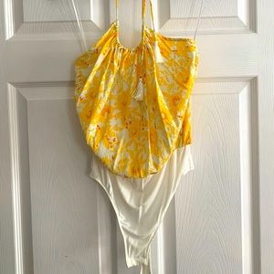 Free people intimates size s halter bodysuit